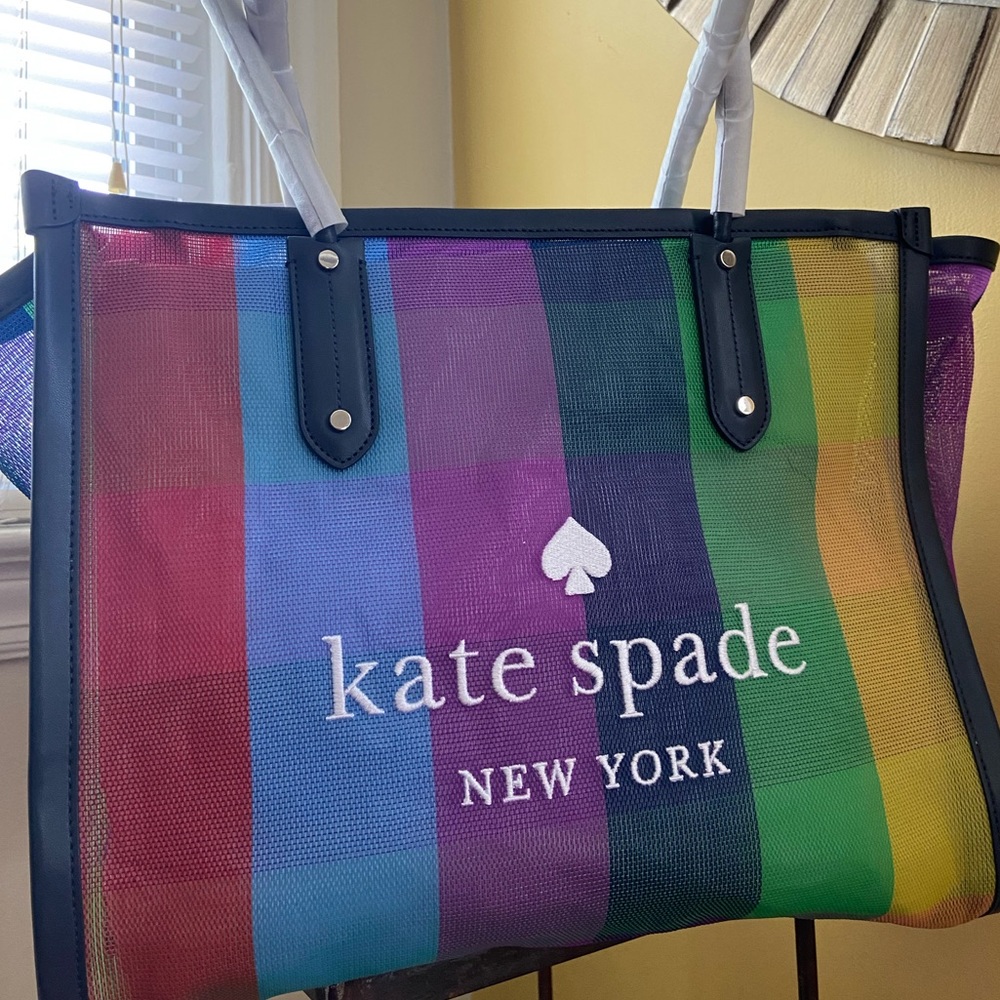 NWT Kate Spade Ella-Extra Large MeshTote New with Tags. Huge bag